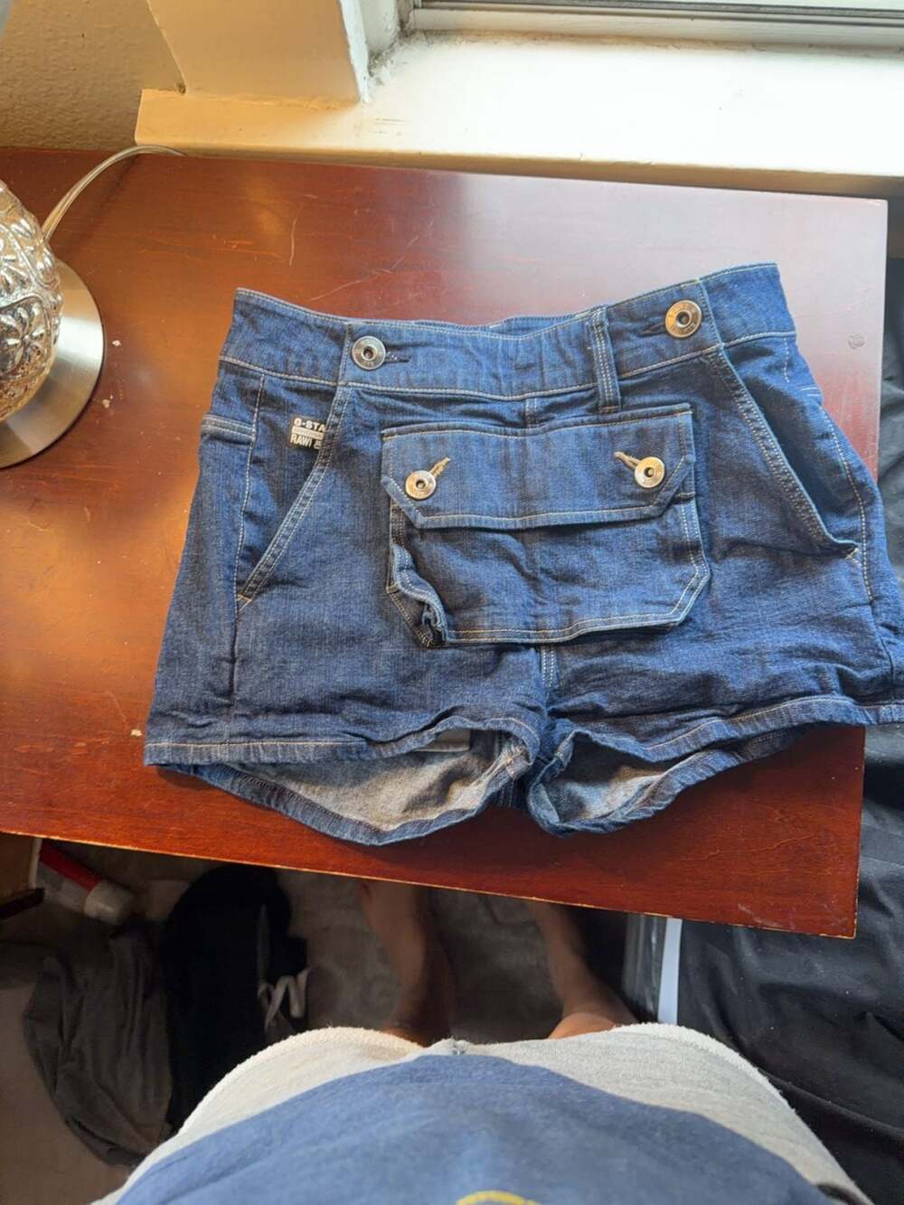 G-Star Raw 5620 Pouch Short Denim Size 24